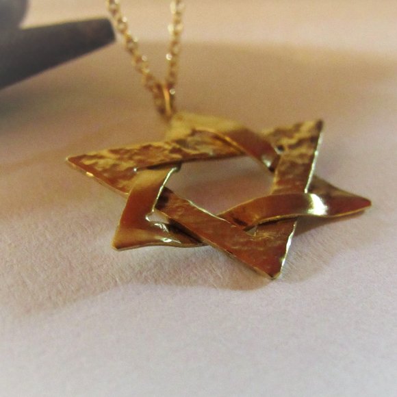Star of David necklace. Magen David necklace.